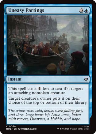 Uneasy Partings  [The Hobbit] Foil