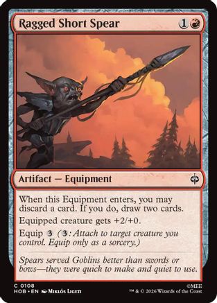 Ragged Short Spear  [The Hobbit] Foil