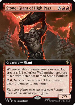 Stone-Giant of High Pass (Extended Art)  [The Hobbit]