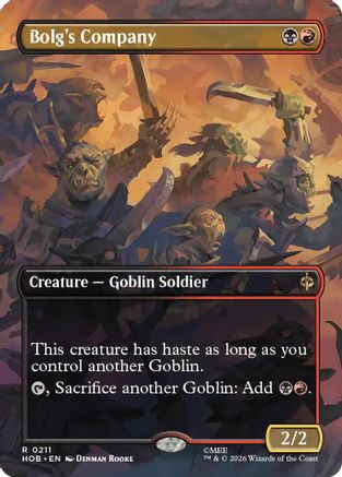 Bolg's Company (Borderless)  [The Hobbit] Foil