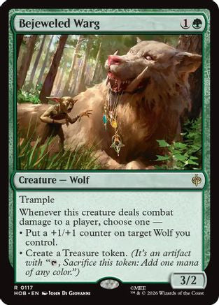 Bejeweled Warg  [The Hobbit] Foil