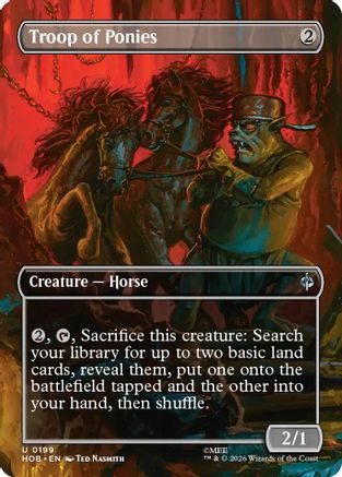 Troop of Ponies (Borderless)  [The Hobbit] Foil