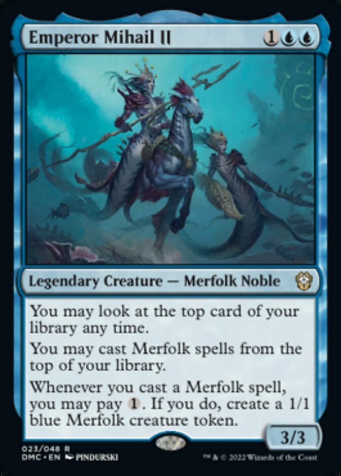 Emperor Mihail II [Dominaria United Commander] Foil