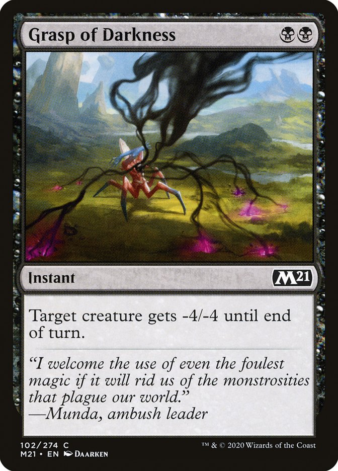 Grasp of Darkness [Core Set 2021] Foil