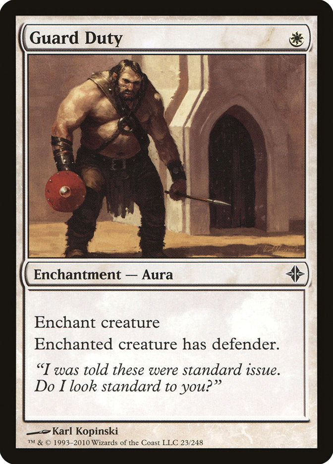 Guard Duty [Rise of the Eldrazi] Foil