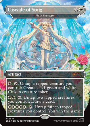 Cascade of Song - Halo Fountain  [Secret Lair Drop Series] Foil