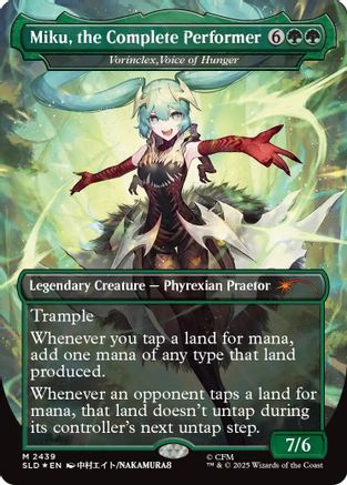 Miku, the Complete Performer - Vorinclex, Voice of Hunger  [Secret Lair Drop Series] Foil