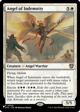 Angel of Indemnity  [The List Reprints]
