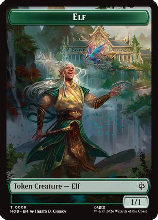 Elf // Dwarf Double-Sided Token  [The Hobbit] Foil