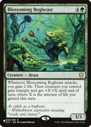 Blossoming Bogbeast  [The List Reprints]