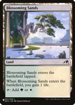 Blossoming Sands (NEO)  [The List Reprints]