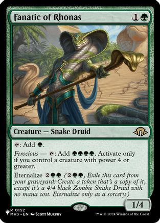 Fanatic of Rhonas  [The List Reprints]