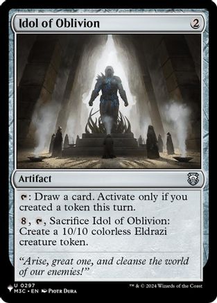 Idol of Oblivion (M3C)  [The List Reprints]