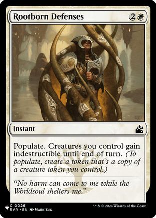 Rootborn Defenses (RVR)  [The List Reprints]