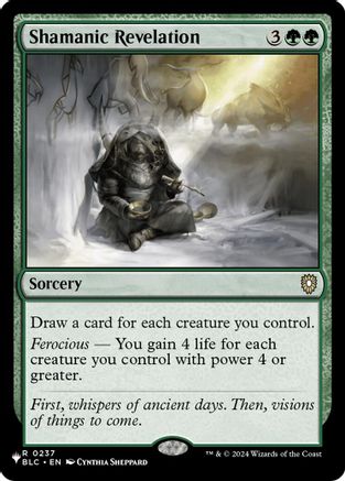 Shamanic Revelation (BLC)  [The List Reprints]