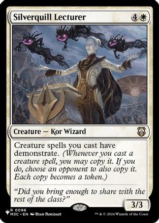 Silverquill Lecturer  [The List Reprints]