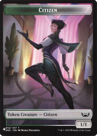 Citizen // Angel Double-Sided Token  [The List Reprints]