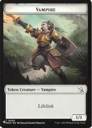 Vampire // Elemental Double-Sided Token  [The List Reprints]