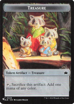 Treasure // Spider Double-Sided Token  [The List Reprints]