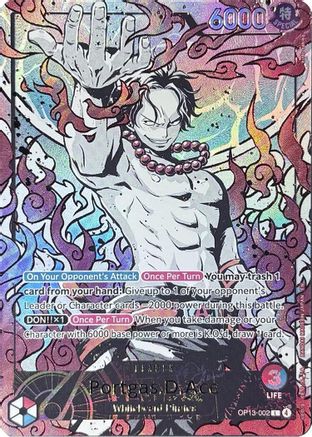 Portgas.D.Ace (English Version 3rd Anniversary Set) (OP13-002) - [One Piece Promotion Cards] Foil