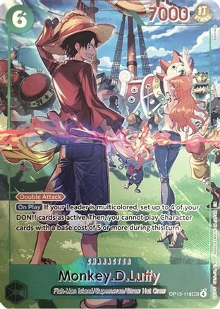 Monkey.D.Luffy (118) (English Version 3rd Anniversary Set) (OP13-118) - [One Piece Promotion Cards] Foil
