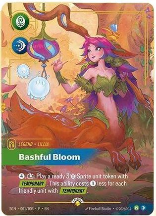 Lillia - Bashful Bloom (001/003) - Riftbound - [Secret Garden] Foil