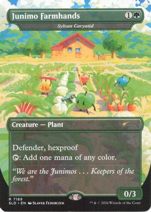 Junimo Farmhands - Sylvan Caryatid  [Secret Lair Drop Series]