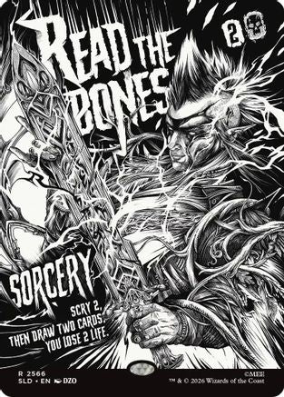 Read the Bones (2566)  [Secret Lair Drop Series] Foil