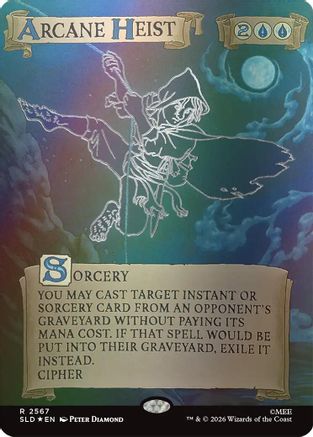Arcane Heist (Out Of Sight Foil)  [Secret Lair Drop Series] Foil