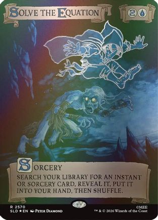 Solve the Equation (2570) (Out Of Sight Foil)  [Secret Lair Drop Series] Foil