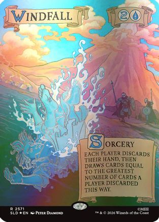 Windfall (2571) (Out Of Sight Foil)  [Secret Lair Drop Series] Foil