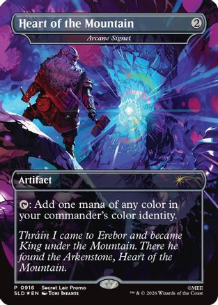 Heart of the Mountain - Arcane Signet  [Secret Lair Drop Series] Foil