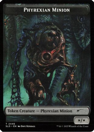 Phyrexian Minion (SLD) // Pegasus (KHC) Double-sided Token  [Secret Lair Drop Series]