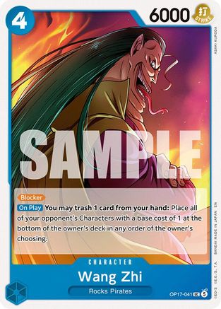 Wang Zhi (OP17-041) - [The World's Strongest Warriors]