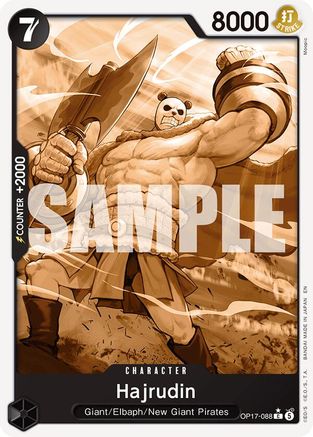 Hajrudin (Pandaman Art) (OP17-088) - [The World's Strongest Warriors]