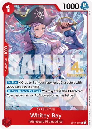 Whitey Bay (OP17-014) - [The World's Strongest Warriors Release Event Cards]