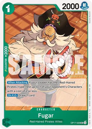 Fugar (OP17-026) - [The World's Strongest Warriors Release Event Cards]