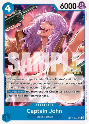 Captain John (OP17-044) - [The World's Strongest Warriors Release Event Cards]
