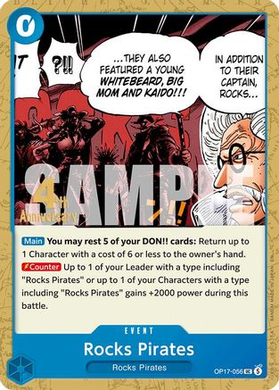 Rocks Pirates (OP17-056) - [The World's Strongest Warriors Release Event Cards]
