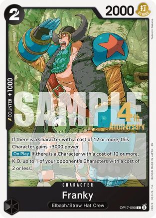 Franky (OP17-090) - [The World's Strongest Warriors Release Event Cards]