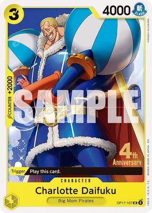 Charlotte Daifuku (OP17-107) - [The World's Strongest Warriors Release Event Cards]