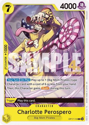 Charlotte Perospero (OP17-110) - [The World's Strongest Warriors Release Event Cards]