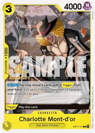 Charlotte Mont-d'or (OP17-111) - [The World's Strongest Warriors Release Event Cards]