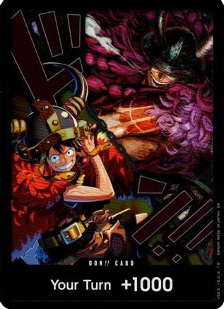 DON!! Card (Alternate Art) (Luffy and Loki) - [The World's Strongest Warriors]