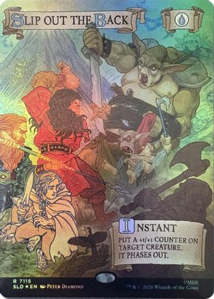 Slip Out the Back (Out Of Sight Foil)  [Secret Lair Drop Series] Foil