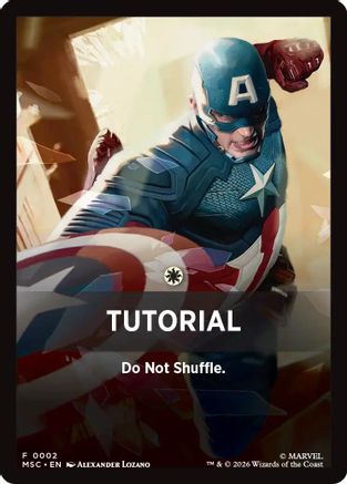 Tutorial Theme Card (0002)  [Commander: Marvel Super Heroes]