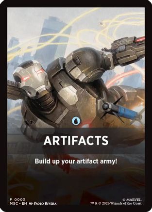 Artifacts Theme Card  [Commander: Marvel Super Heroes]