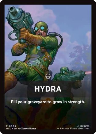 Hydra Theme Card (0005)  [Commander: Marvel Super Heroes]