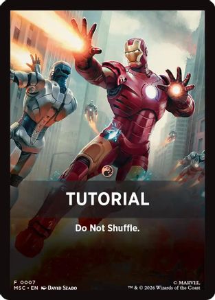Tutorial Theme Card (0007)  [Commander: Marvel Super Heroes]