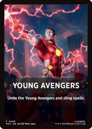 Young Avengers Theme Card (0008)  [Commander: Marvel Super Heroes]